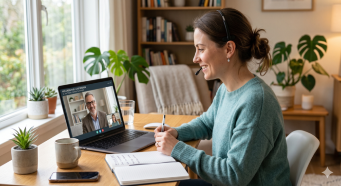 Expert-led wellness learning session